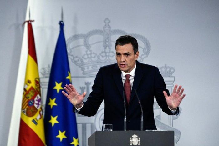 Spanish Prime Minister Pedro Sanchez was the target of online death threats