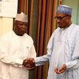 Governor Abdulaziz Yari with President Muhammadu Buhari