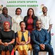 Moyo Ogunseinde with other members of the Lagos Gymnastics board