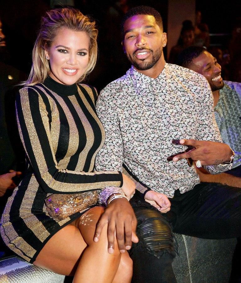 Khloe Kardashian And Tristan Thompson at LIV at Fontainebleau in Miami on September 18, 2016.Seth Browarnik