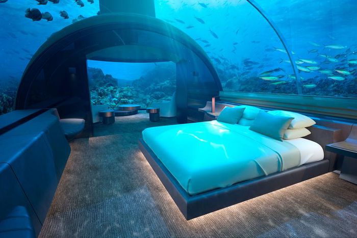 See the world's first underwater hotel residence in Maldives. [CNN]