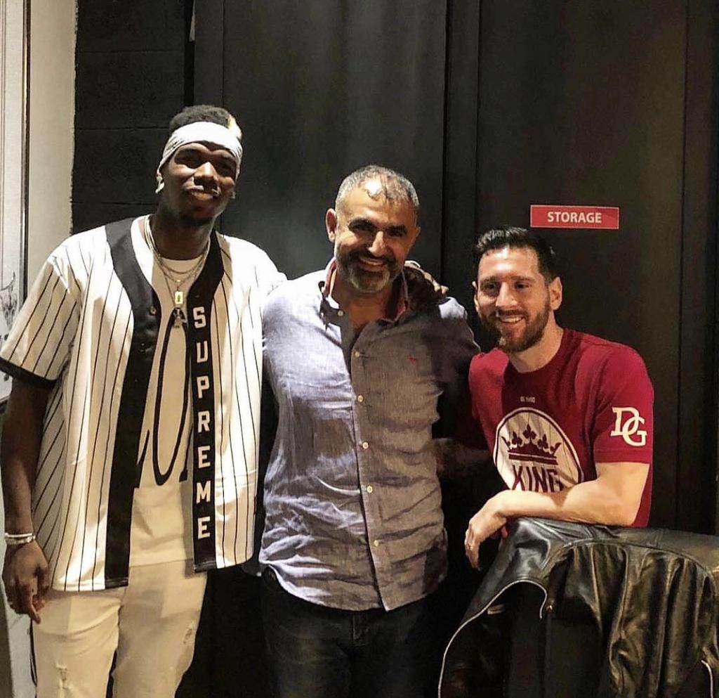 Paul Pogba and Lionel Messi