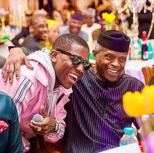 Small Doctor spotted with Yemi Osibanjo