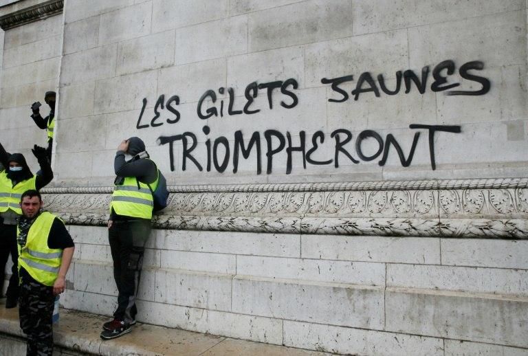 The "yellow vests" comprise voters of various political stripes, including those who back both the far left and far right in France