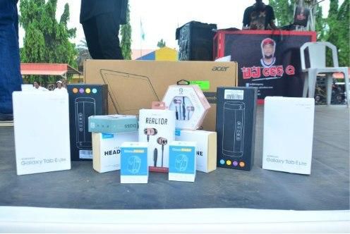 Prizes for the raffle draw competition