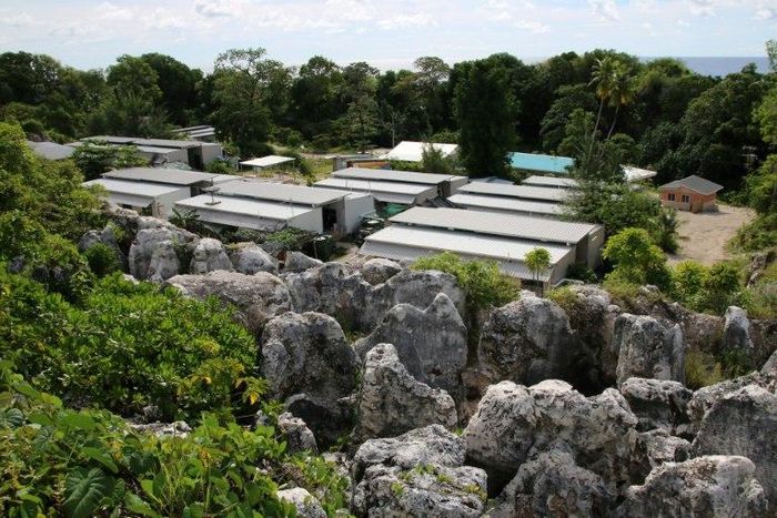 Around 160 people remain on the island of Nauru, including women and children