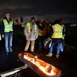 The French government is looking to end the 'ytellow vest' protests but arson attacks continued overnight with two more motorway toll stations set on fire in southern France, near Beziers and Manosque