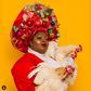 Eniola Badmus definitely knows how to get into the Christmas mood