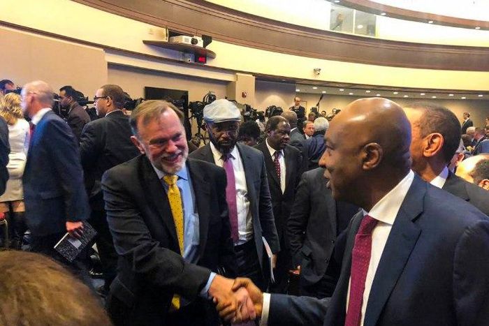 Saraki visits the Heritage Foundation in Washington DC where the U.S reveals its agenda for Africa.