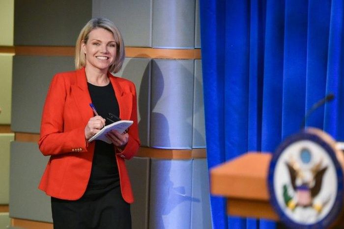 Heather Nauert became the spokeswoman of the State Department with no prior foreign policy experience