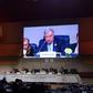 United Nations Secretary General Antonio Guterres gives a speech during the UN conference on migration on December 10, 2018 in the Moroccan city of Marrakesh