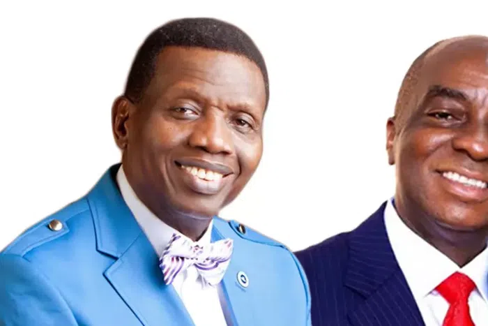 Two of Nigeria's most powerful pastors, Pastor Adeboye, Redeemed Christian Church of God and David O. Oyedepo, the Presiding Bishop of Living Faith Church Worldwide