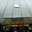 Apple has been growing sales of iPhones in China, illustrated by this showroom in Hangzhou in China's eastern Zhejiang province