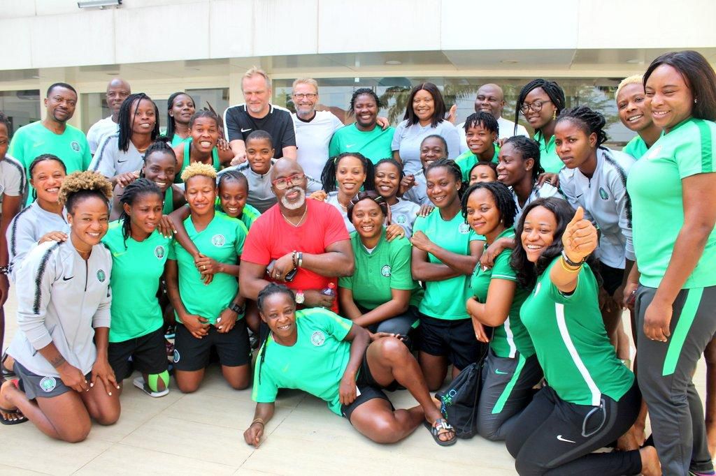 Super Falcons and Amaju Pinnick