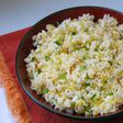 White coconut rice