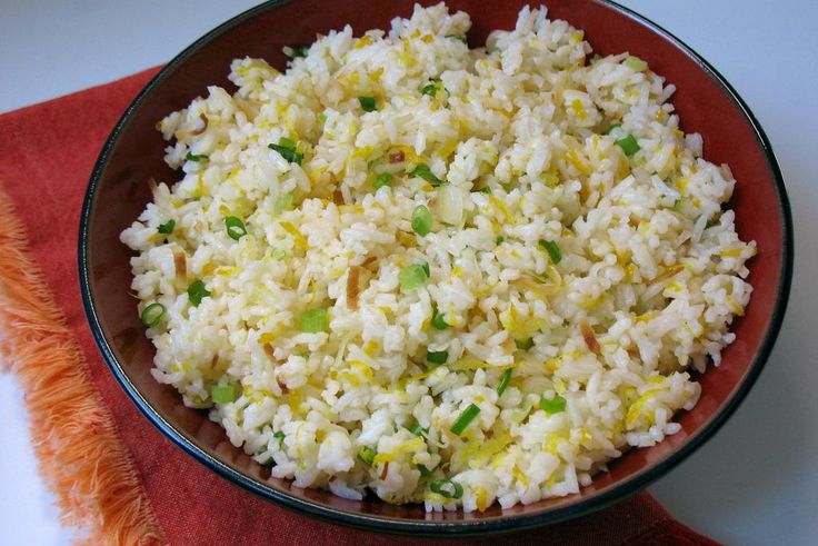 White coconut rice