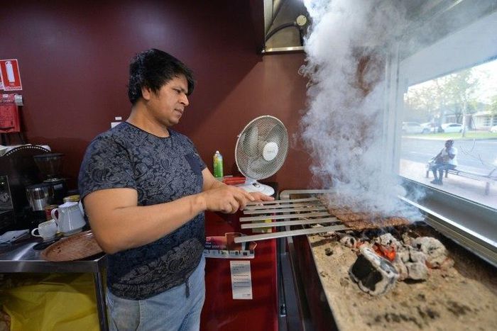 Hazara refugee Ali says he received a warm welcome when he arrived in the Australian town of Griffith