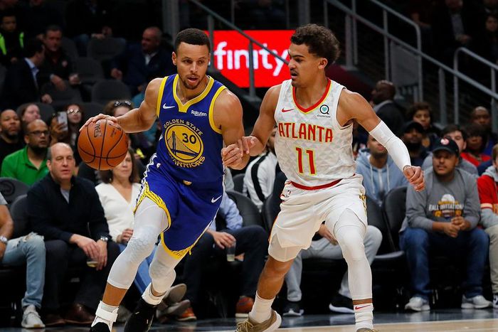 Steph Curry and Trae Young