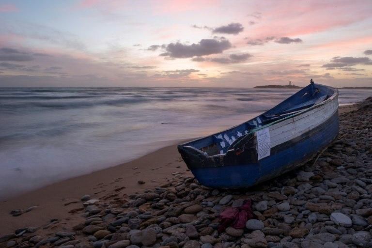 Just 14 km (nine miles) separates northern Morocco from Spain's southern Andalusia region at the Gibraltar Strait's narrowest point but conditions can change very quickly