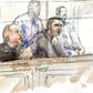 Robert Dawes (L) said his cociane claims recorded in a video were 'a made-up story'