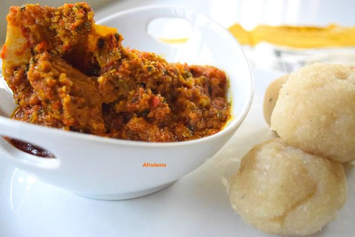 Delicious beniseed/sesame seed soup [Afrolems]