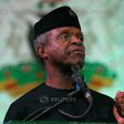 Nigeria's Vice President Yemi Osinbajo speaks during the Nigeria/Ecowas Trade and Investment for Development forum in Abuja, Nigeria November 2, 2017.