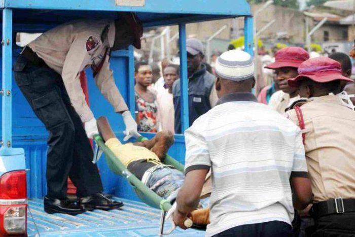 Scene of an accident (Illustration).