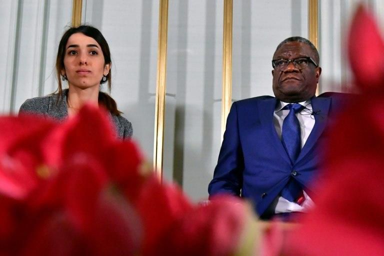 Yazidi activist Nadia Murad won the Nobel Peace Prize alongside Congolese doctor Denis Mukwege for their "efforts to end the use of sexual violence as a weapon of war"