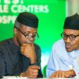 Professor Yemi Osinbajo and President Muhammadu Buhari