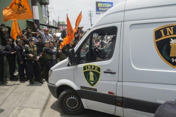 Peru's opposition leader Keiko Fujimori was taken from the Palace of Justice to a women's prison in Lima, where she could stay for three years as a graft probe unfolds