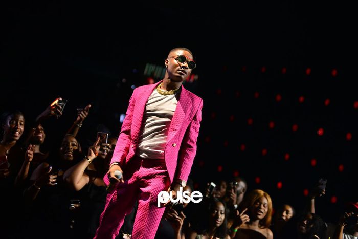 Wizkid at his Exclusive VIP Live concert in Lagos