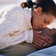 Couple kissing