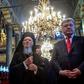 Ukraine president Petro Poroshenko met Ecumenical Patriarch Bartholomew I in Istanbul last month