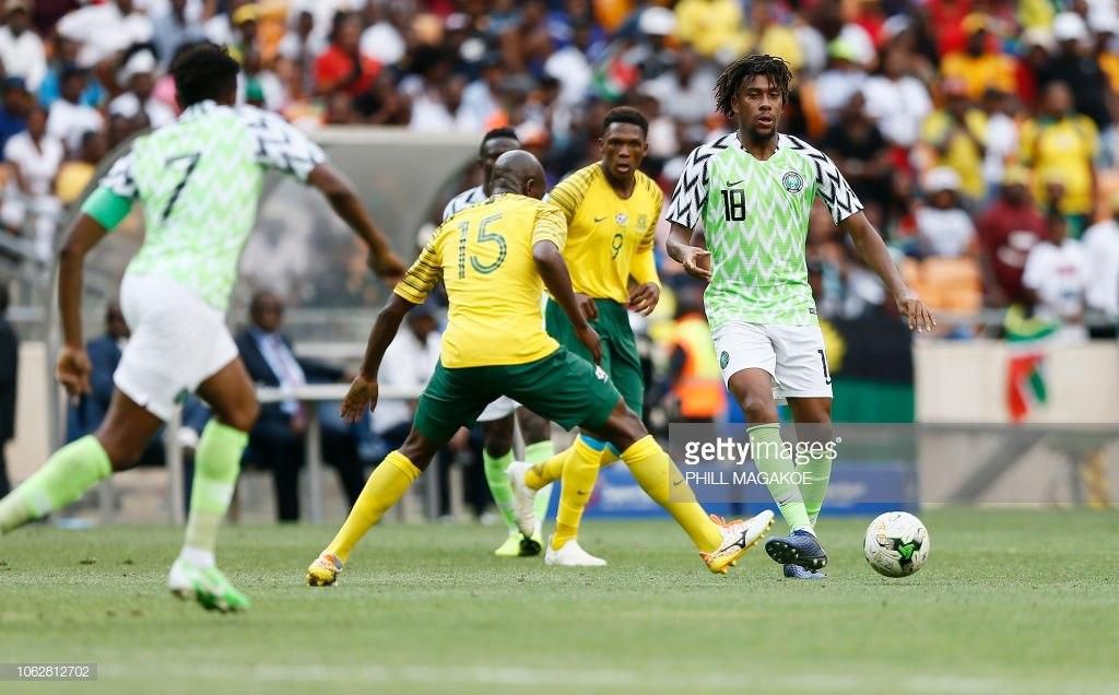 Alex Iwobi and Ahmed Musa