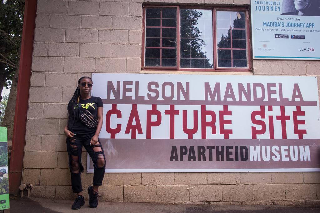 Kemi Smallz at Mandela Capture Site