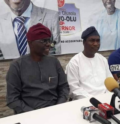 Babajide Sanwo-Olu (left) and Obafemi Hamzat (right)