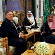 US Secretary of State Mike Pompeo meets Saudi King Salman (R) in Riyadh on October 16, 2018 after being dispatched by President Donald Trump to hold "face to face meetings with the Saudi leadership" on the fate of missing journalist Jamal Khashoggi