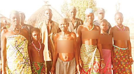 Nigeria's naked tribe of Kambari in Niger state [Punch Newspaper]
