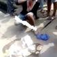 A man deals with the pain that has followed some pummeling by a mob that caught him with stolen underwear.