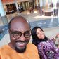 Jim Iyke and Joselyn Dumas on the set of 'Cold Feet'