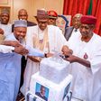 Pictures from Buhari's birthday celebration at the State House