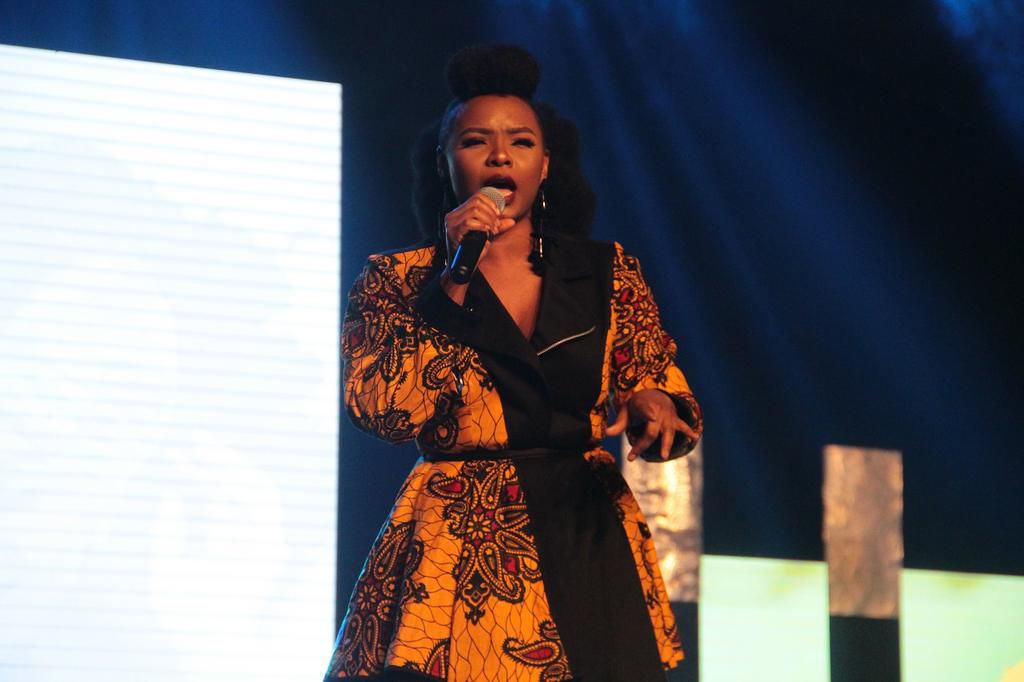 Yemi Alade at the just concluded 2018 Future Awards Africa