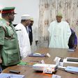 President Buhari meets with service chiefs after he succeeded Goodluck Jonathan as President in 2015