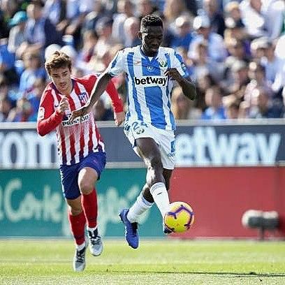 Antoine Griezmann and Kenneth Omeruo