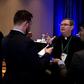 Burlington Bishop Christopher Coyne (L) and Indiana Bishop Timothy Doherty, chair of the committee for the Protection of Children and Young People, at the US Conference of Catholic Bishops, which took place amid fallout from the pedophile priests scand...