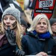 A pro-abortion protest in Poland, where UN rights experts have warned of recent rollbacks of women's rights