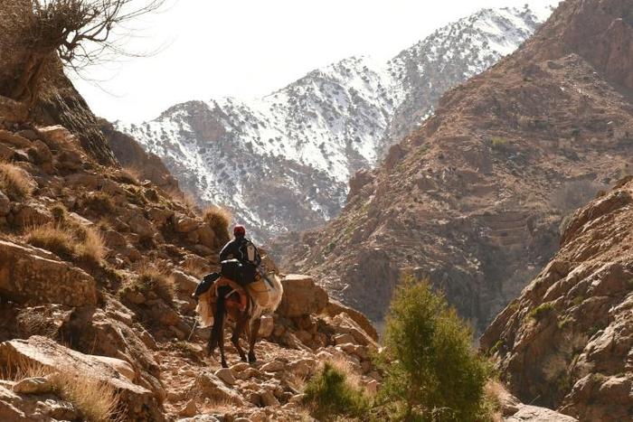 Morocco's rugged High Atlas Mountains are popular with trekkers and climbers