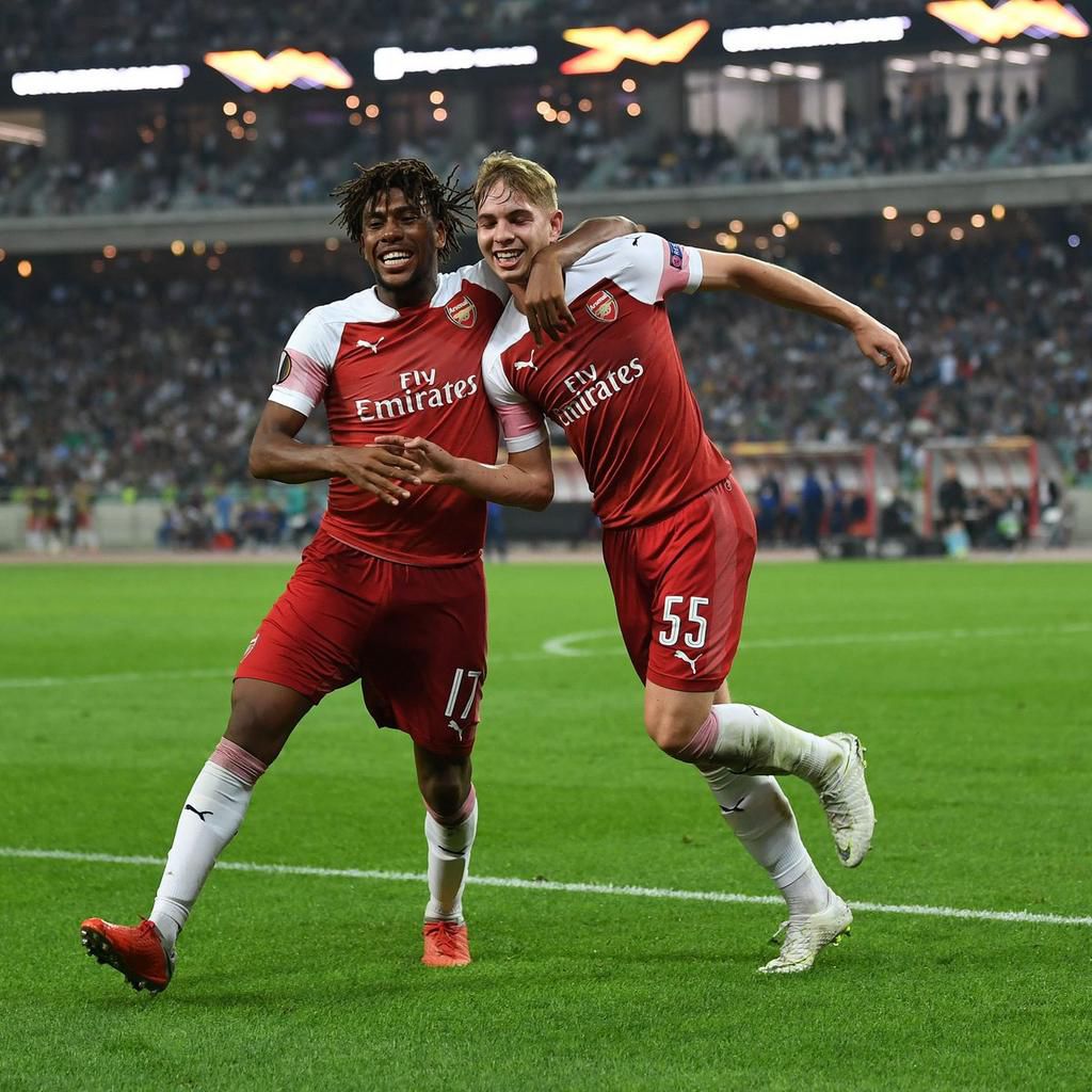 Alex Iwobi and Emile Rowe Smith
