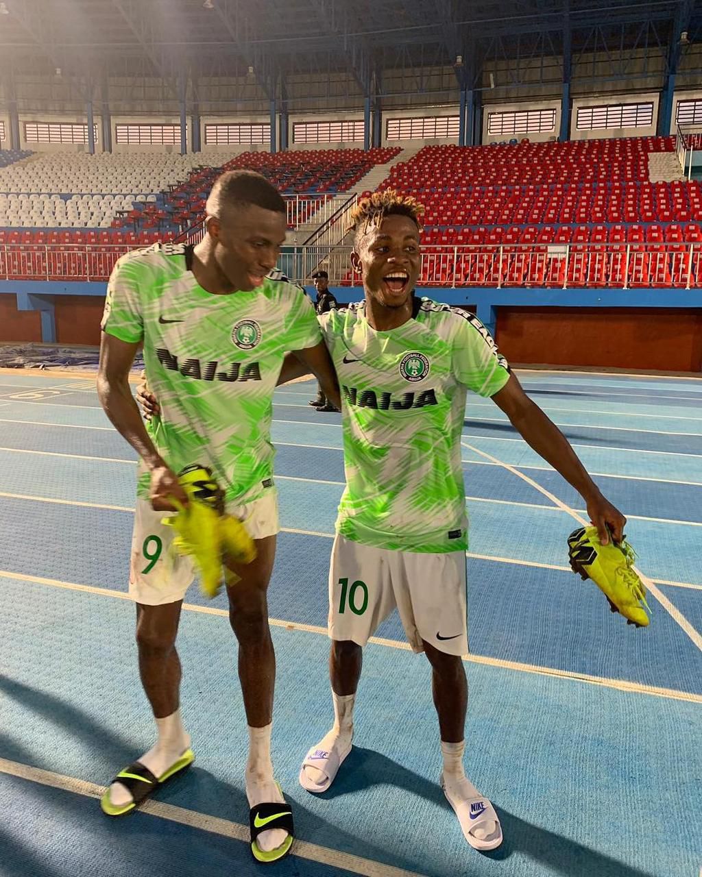 Victor Osimhen and Samuel Chukwueze