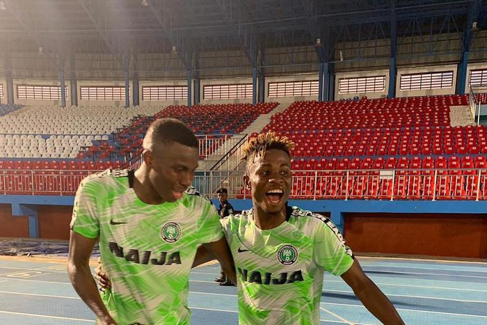 Victor Osimhen and Samuel Chukwueze
